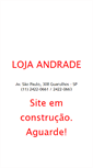Mobile Screenshot of lojaandrade.com.br